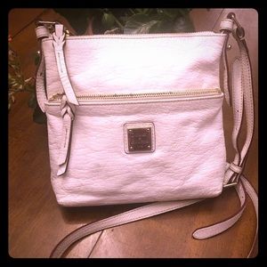 White leather Dooney and Bourke Crossbody